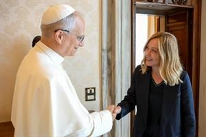 Il Papa riceve la premier Meloni. Nei colloqui l'impegno per la pace